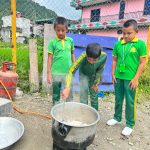 Student Making Kheer